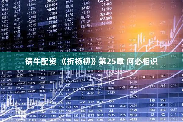 锅牛配资 《折杨柳》第25章 何必相识
